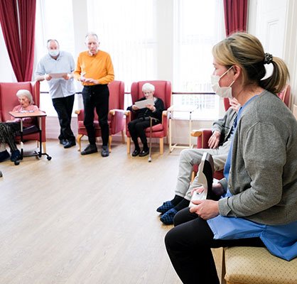 One Cedar House Care Home residents