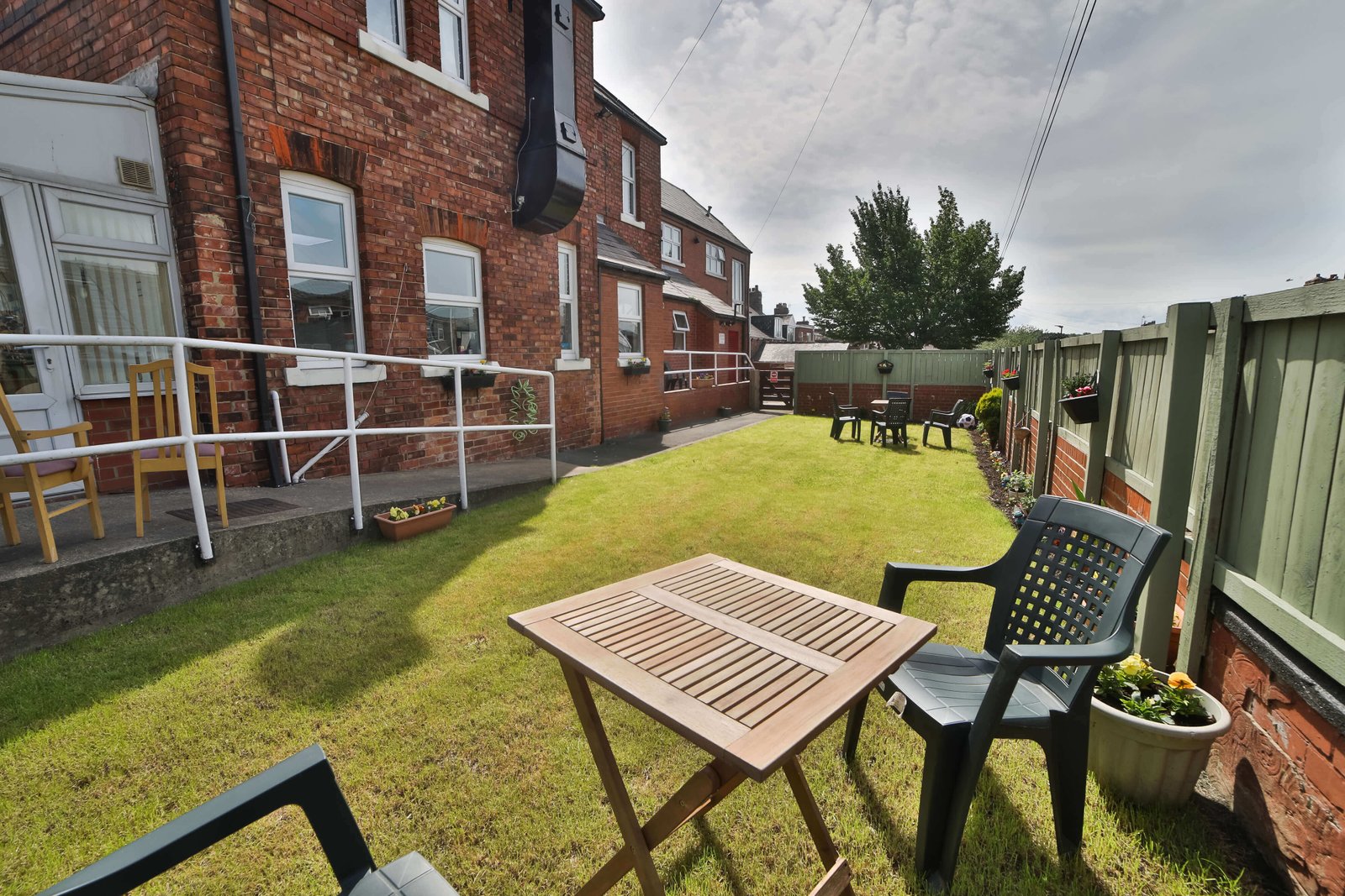 Primrose Care Home garden space